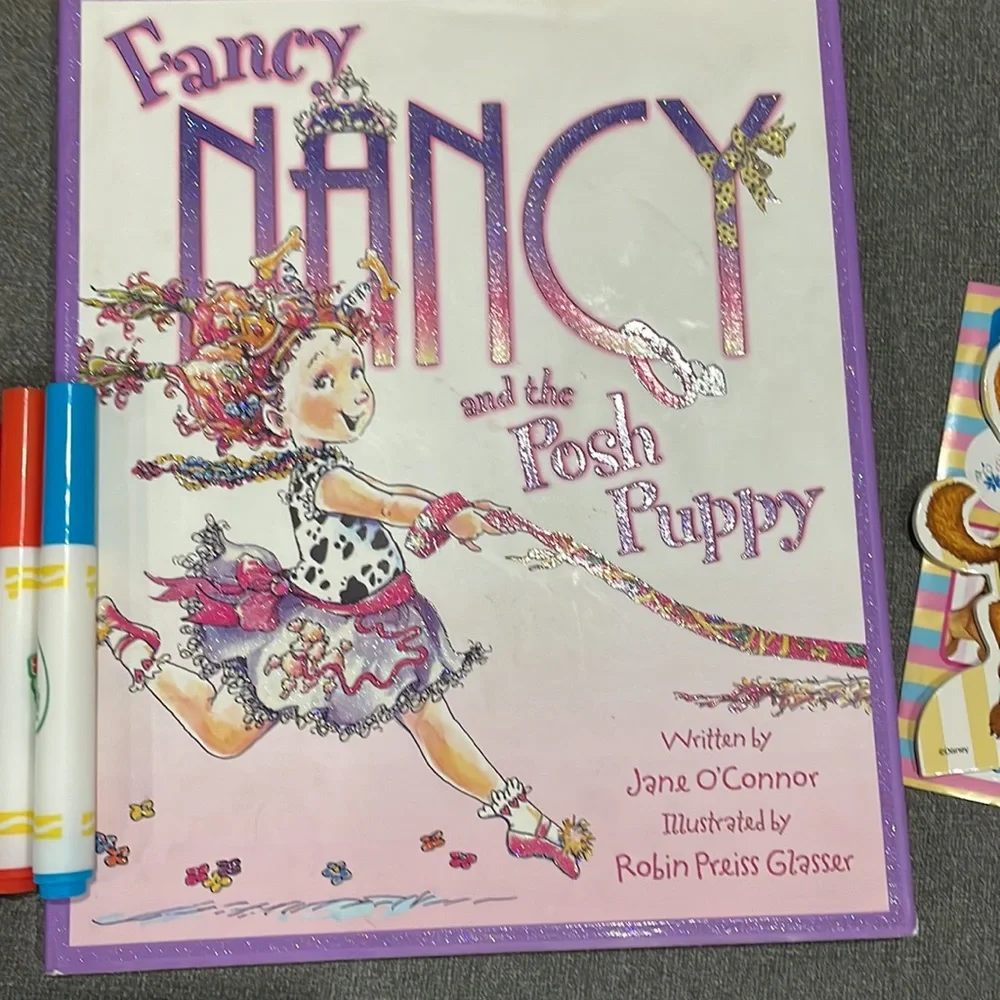 COPY - Fancy Nancy Bundle Books Crayola color wonder mess free color